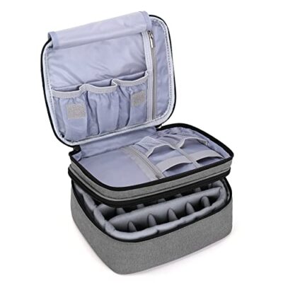 Luxja Nagellack Aufbewahrungsbox für Nagellack, Nagellackhalter, Nagel