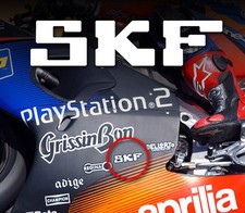 SKF Decal sticker (one pair) fits car and motorcycle