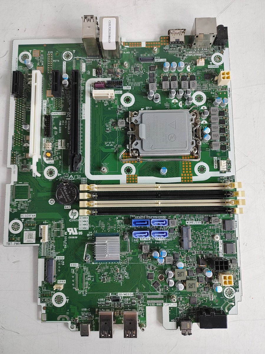 HP Elite Tower 600 G9 Intel LGA 1700 DDR5 Desktop Motherboard HP Elite Tower 600 G9 Intel LGA 1700 DDR5 Desktop Motherboard