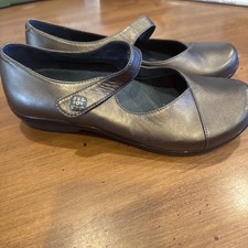 Dansko Opal Bronze Mary Jane Shoes Sz 36/6