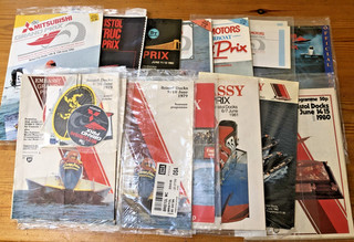 Vintage lot Embassy Grand Prix 1975/90 Bristol Docks Programme Powerboat Racing