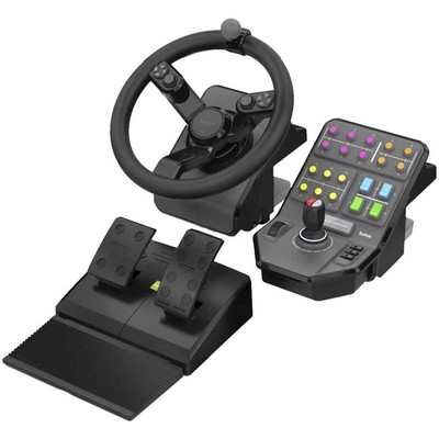 Logitech Gaming G Saitek Farm Sim Controller -N/A- EMEA Lenkrad PC Schwarz inkl.