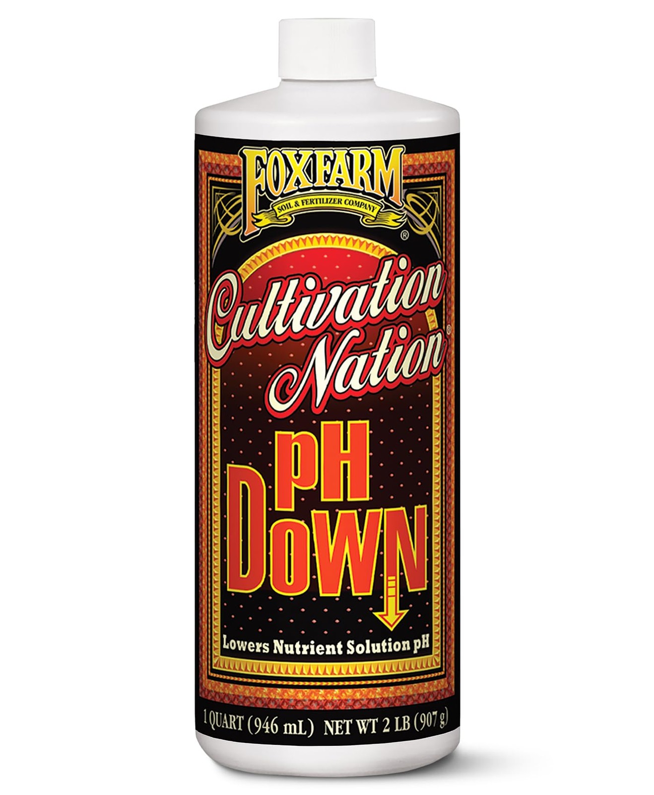 Cultivation Nation pH Down - Liquid Nutrient Solution Adjuster for Hydroponic...