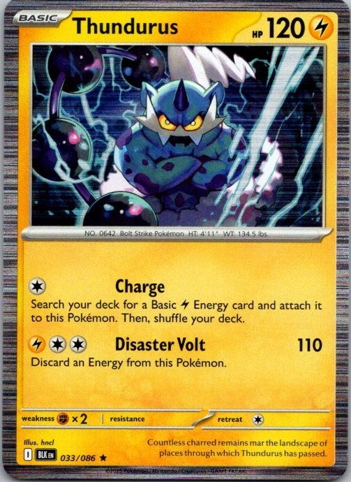 Choose Your Cards Pokemon Black Bolt NM Holo and Reverse