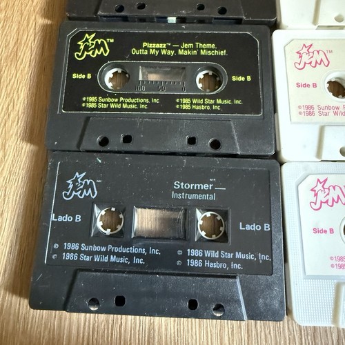 9 X Jem and the Holograms Cassette Tape Bundle - Glitter Raya Shana Kimber Roxy - Picture 10 of 12