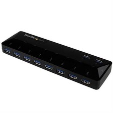 Image of StarTech 10-Port USB 3.0 Hub with Charge and Sync Ports - 2 x 1.5A Ports~10-P...