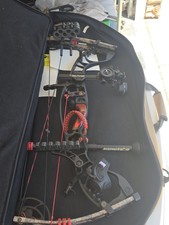 Hoyt Faktor 30 Compound Bow 60lbs 28in Right Hand Black Red Aluminum Bow Hunting