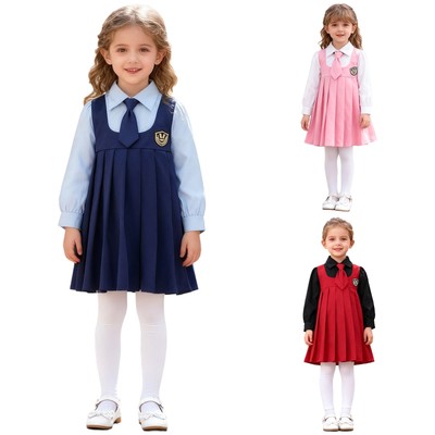 Mädchen Hemdkleid Ereignis Falten Abschluss Gwon Ball Kleinkind Kinder Uniform