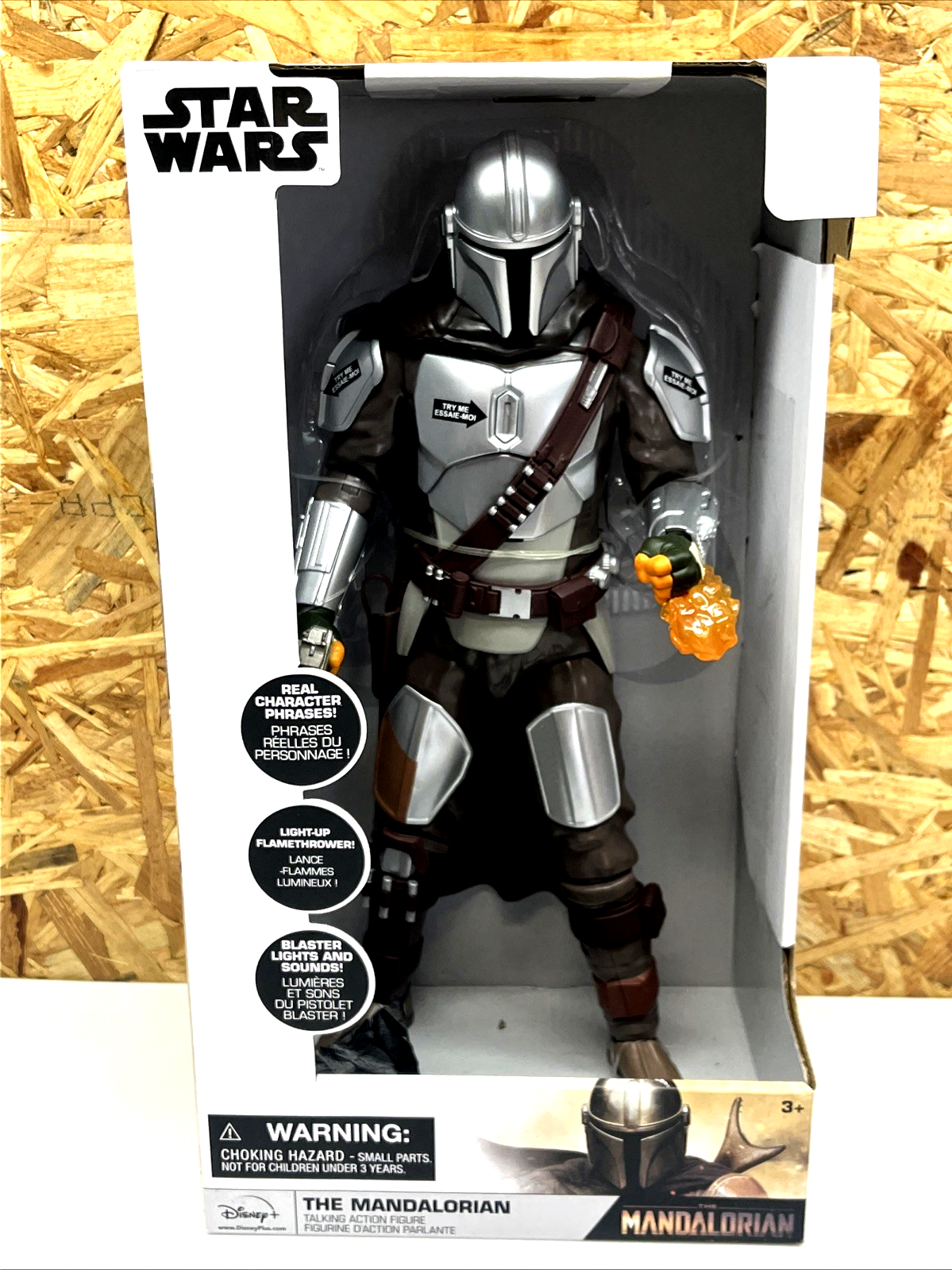 Disney Store The Mandalorian Talking Action Figure Star Wars - Brand New & Boxed