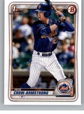 2020 Bowman Draft #BD-72 Pete Crow-Armstrong Mets NM-MT ID:49421 ID:494 ID:49421