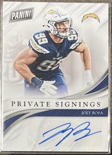 Joey Bosa 2018 Panini Black Friday Private Signings Auto Autograph Chargers