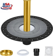 Freestanding Bathtub Drain Installation Kit with ABS Adapter Brass Liner