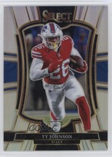 2025 Panini Select Premier Level Silver Prizm Ty Johnson #186 1rj7