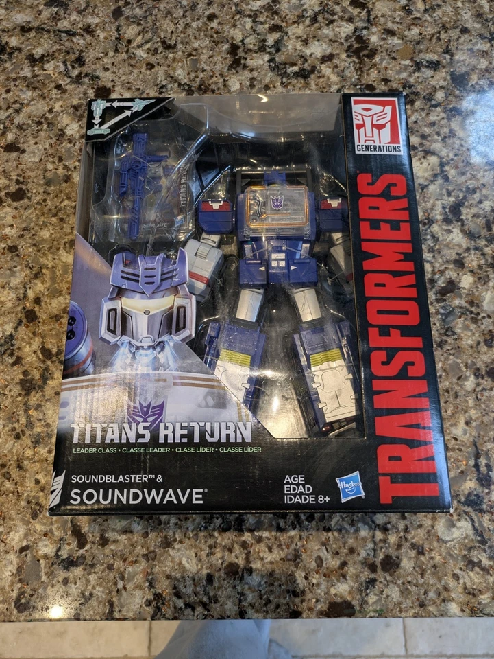 UNOPENED  Transformers Generations Titans Return Leader SOUNDWAVE (Hasbro) GIFT - Image 3 of 4