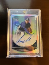 2013 Bowman Football Rookie Chrome Refractor Autographs Guide 99