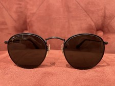Vtg B L Ray-Ban USA W1574 WNAS Round Oval Sunglasses USA Made