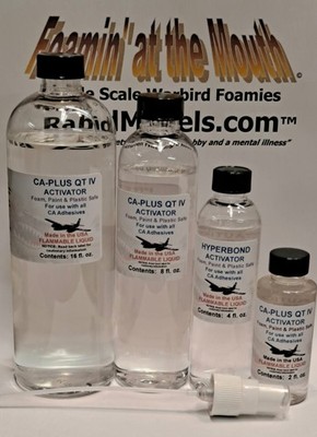 FOAM-SAFE CA ACTIVATOR-Accelerator-Kicker for ALL kinds of CA Super Glue