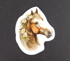 Beautiful Wild Stallion Horses Sticker 1.58" x 1.38" AD