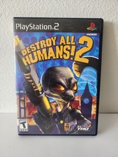 Destroy All Humans 2 PS2 PlayStation 2, 2006 Complete W/ Manual, CIB