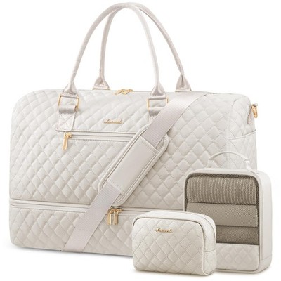 LOVEVOOK Travel Duffle Bag for Women, Weekender Overnight Bag with Shoe Compa...