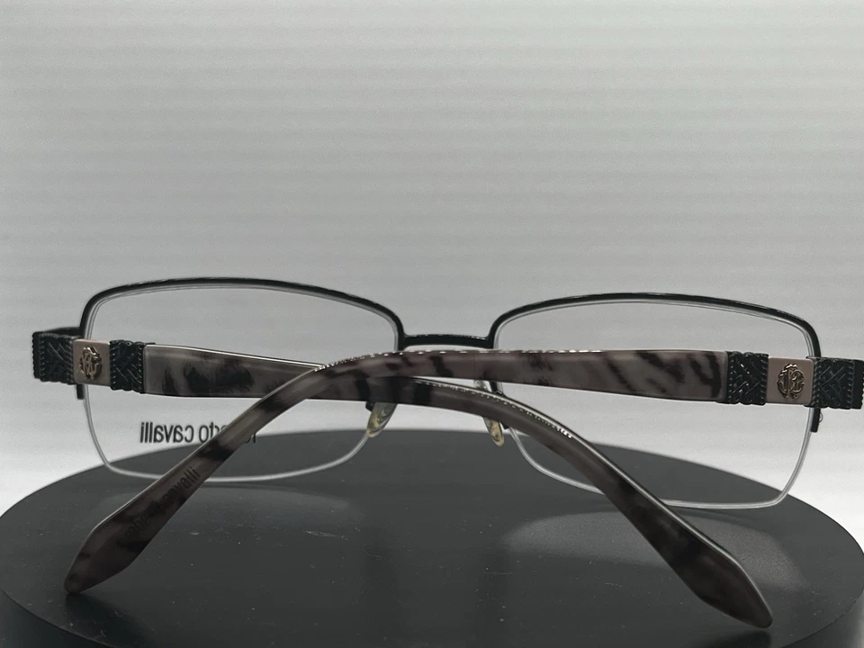 Nuevas gafas Roberto Cavalli Takaroe 698 Col001 negras y tortugas auténticas nuevas en caja Foto 4 de 4