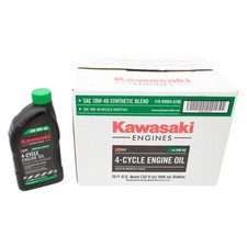Kawasaki 99969-6296 Case Of 12 Quarts Of Sae 10w-40 4 Cycle K-tech Engine Oil Kawasaki 99969-6296 Case Of 12 Quarts Of Sae 10w-40 4 Cycle K-tech Engine Oil