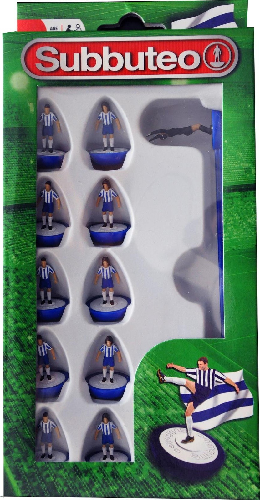 Комплект футбольной команды Subbuteo синийбелый 4590₽
