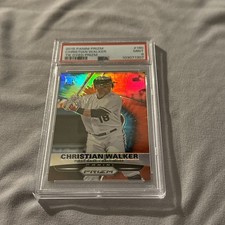 2015 Prizm CHRISTIAN WALKER RC Tie Dye #d 02/50 - PSA 9 MINT - ASTROS pop 1