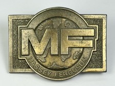 Vintage Massey Ferguson Logo Tractors Agricultural Farm Machinery Belt Buckle