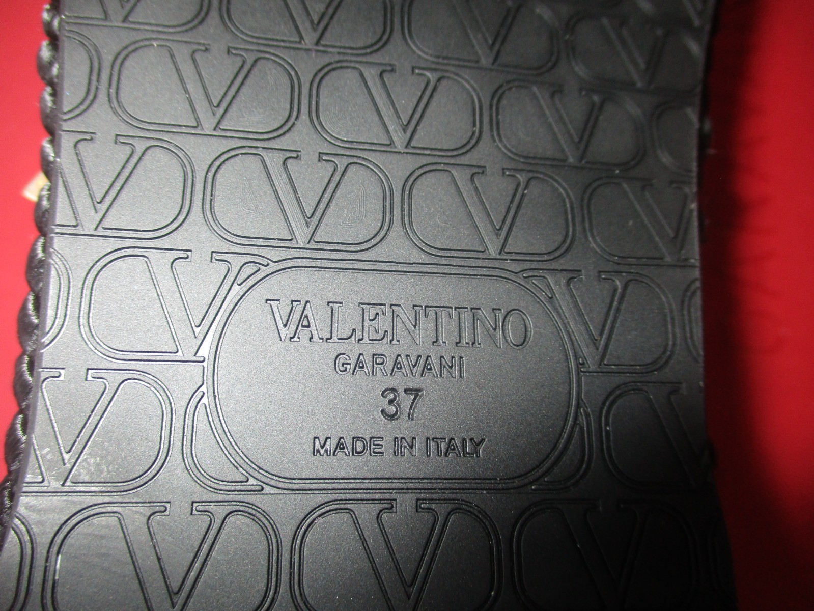 $850 Valentino Garavani Rockstud Leather Torchon Rope Trim Sandals 37 US 7 NIB thumbnail 20