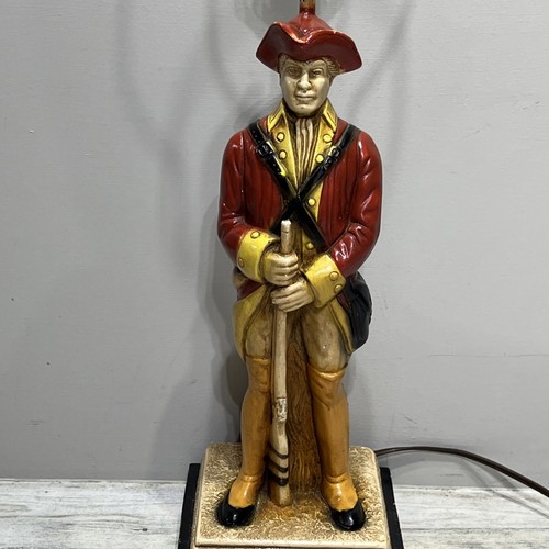 Americana 1960 Revolutionärer Krieg Soldat Lampe Quartite Creative Corp funktioniert! - Bild 2 von 18