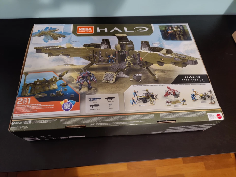 Mega Construx Halo Pelican Inbound NIB - Image 2 of 2