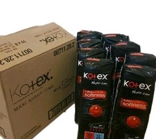 NEW Kotex Maxi Night Time - 8 Packs of 10 - £13.99