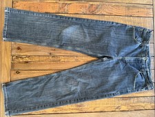 Wrangler Jeans Boys Size 16 Husky Dark Wash Straight Leg Denim