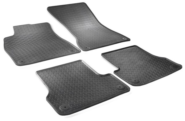 GummifußMatten Set FüR Audi A6 C7 2011-2018 Gummimatten FußMatten Matten 4-Tlg-image