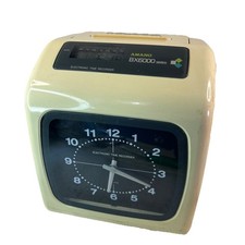 Amano Electronic Timer Recorder BX-6000 Time Clock BX-6001 Read No Key