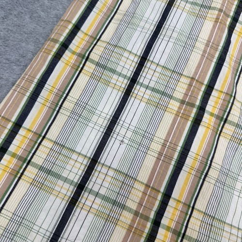 Akademiks Shirt Mens Extra Large Multicolor Stripes Heavy Contrast Cuffs Retro - Picture 8 of 13