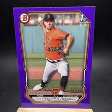 2026 Bowman Keyner Martinez 1st Bowman Purple /250 Giants BP-132