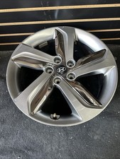 18 Hyundai 18x7.5 Veloster Silver Wheel Oem Rim Factory Stock 2013-2015 18 Hyundai 18x7.5 Veloster Silver Wheel Oem Rim Factory Stock 2013-2015