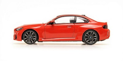 1/43 BMW M2 G87 Red Toronto Metallic 2023 Model Car by Minichamps