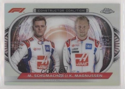 2022 Chrome Formula 1 Constructor Coalition Mick Schumacher Kevin Magnussen 07o4