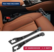 Car Seat Gap Filler and Organizer with Integrated Hook Set of 2 - Blocks Lost