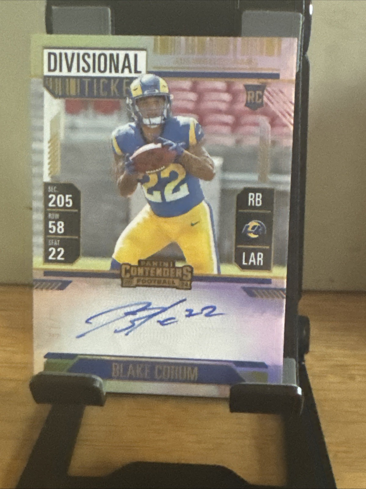 2024 Contenders Blake Corum Divisional Ticket Auto /99 RC #112