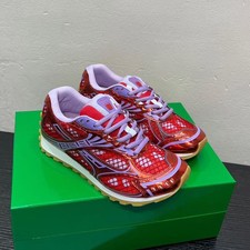 Bottega Veneta Orbit Runner Men Women  s red Sneakers Running Breathable Shoes