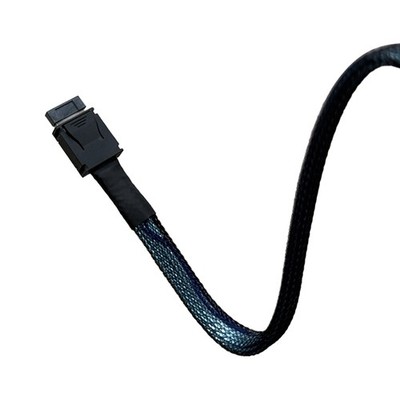 PCIE4.0x4 SFF8611 to SFF-8611 extension cable ouclink4i silver plated cable