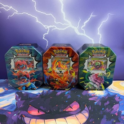 USA Exclusive Sealed Ascended Heroes Set of 3 Tins - 12 Packs Total
