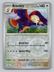 Braviary 078/086 SV: Black Bolt Reverse Holo