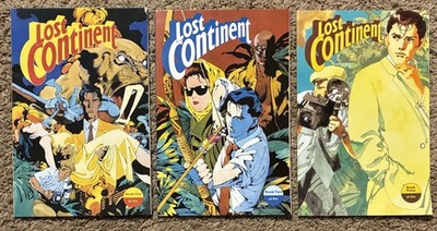 Lost Continent #1  #2 #3 (1990 Eclipse Comics) 3-comic lot B&W 40-pages VF 8.0