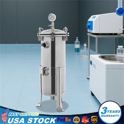 1.5'' NPT In/Outlet Bag Filter Housing Stainless Steel 150 Psi #1 Bag Filtration