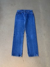 Vintage 80s Levi  s 501xx Buttonfly Straight Leg Faded Denim Jeans Size 28x29 USA